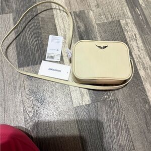 Zadig and Voltaire Cream Crossbody Bag
